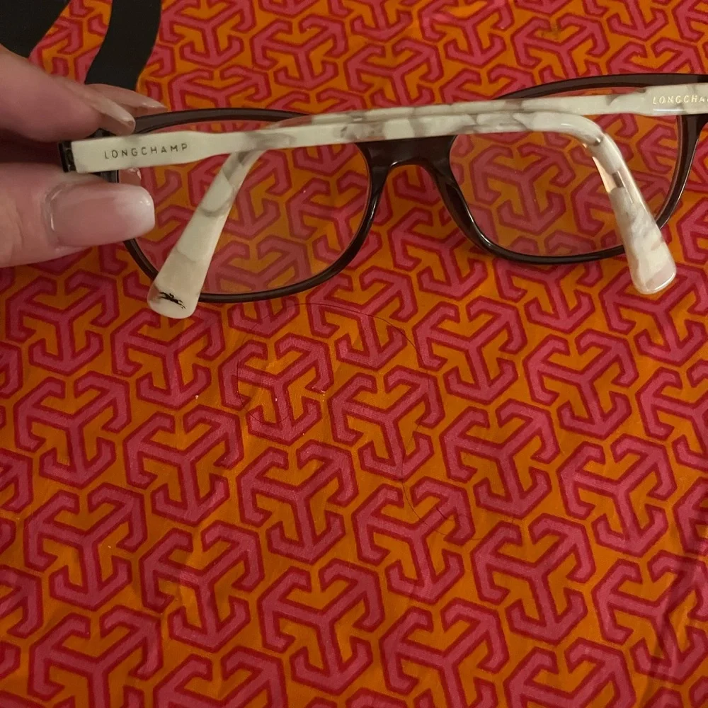 Longchamp Green and White Glasses - Picture 5 of 5